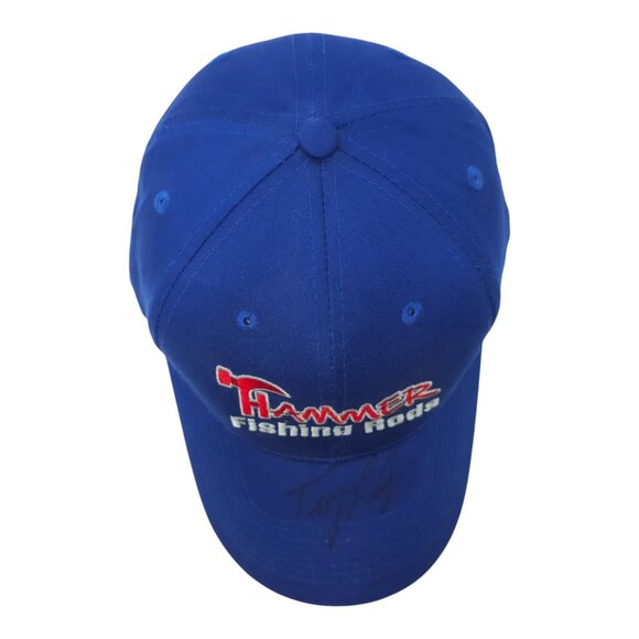 Hammer Fishing Rods Troy Landry Signed? Strapback Cap Swamp People Trucker Hat - Picture 7 of 14